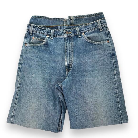 Vtg 90s Levis Jeans 550 Orange Tab Relaxed Fit Cotton Wallet Fade Denim W36 L34 - Picture 3 of 16